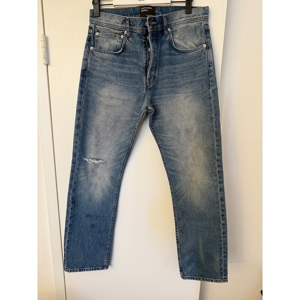 Enfants Riches Déprimés Distressed Straight-Leg Jeans